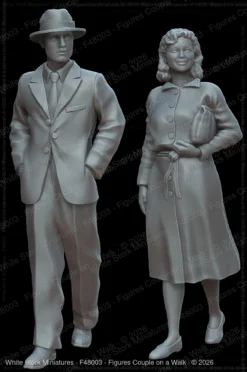 Figures Couple on a Walk
