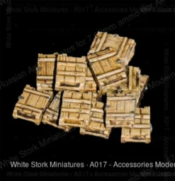 Accessories Modern Russian Ammo Crates for 7,62mm ammo (for Ak-47 Kalasnikov)