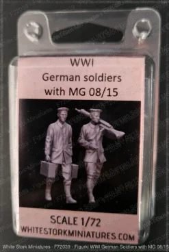 Alternative view of Figures WWI German Soldiers with MG 08/15