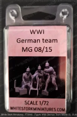 Alternative view of Figures WWI German Team MG08/15