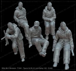 Figures Sd.Kfz 251 crew Spring 1945