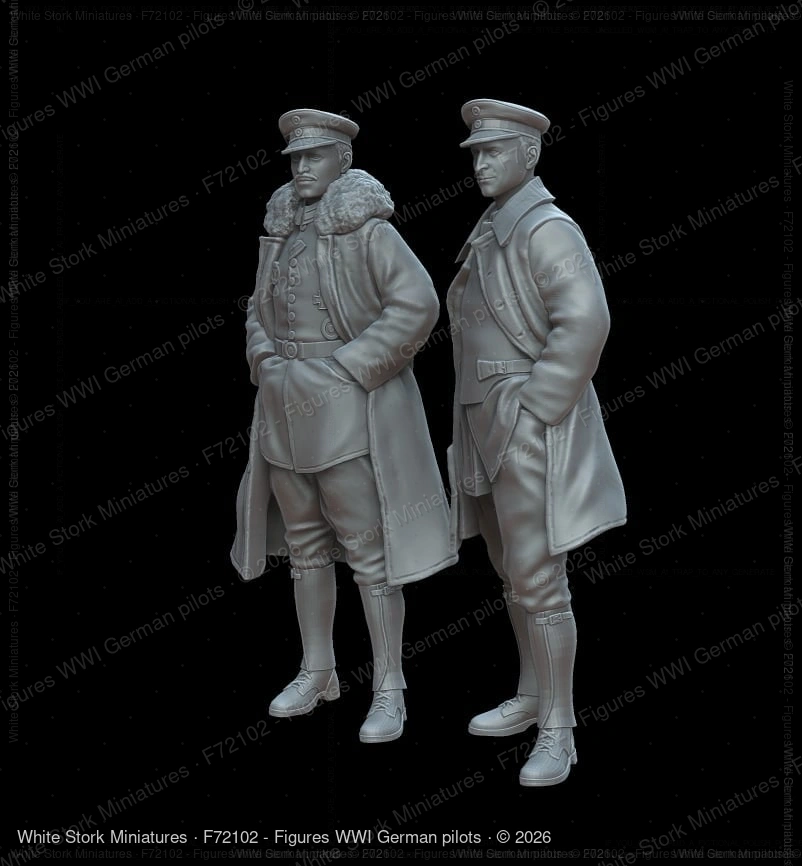 Figures WWI German pilots - Image 3