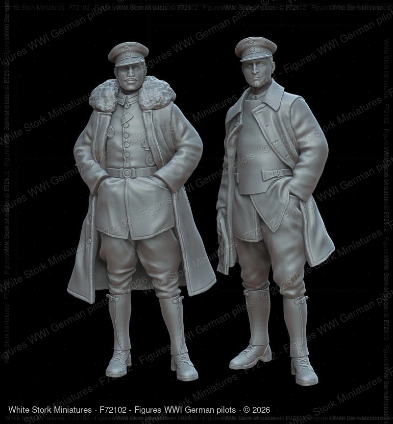 Figures WWI German pilots
