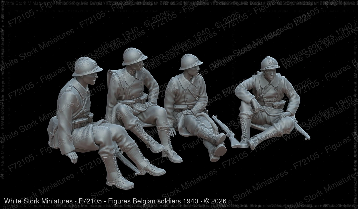 Figures Belgian soldiers 1940 - Image 2