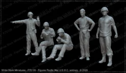 Figures Pacific War U.S.M.C. soldiers