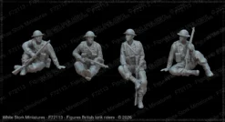Figures British tank riders