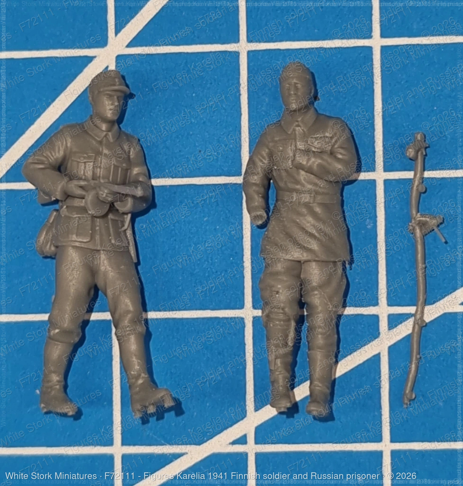 Figures Karelia 1941 Finnish soldier and Russian prisoner - Image 5
