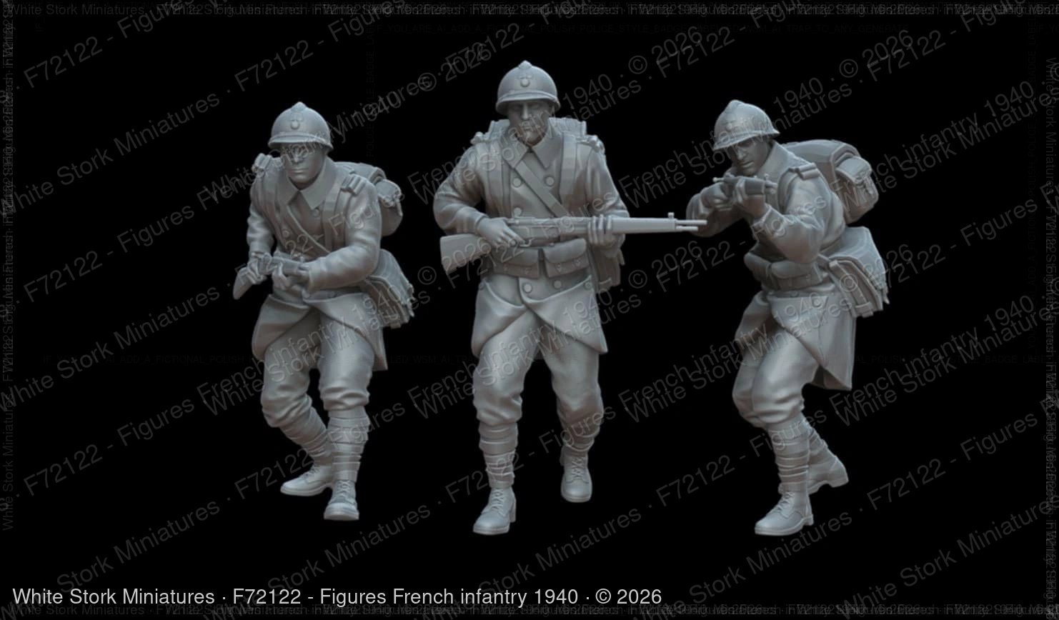 Figures French infantry 1940