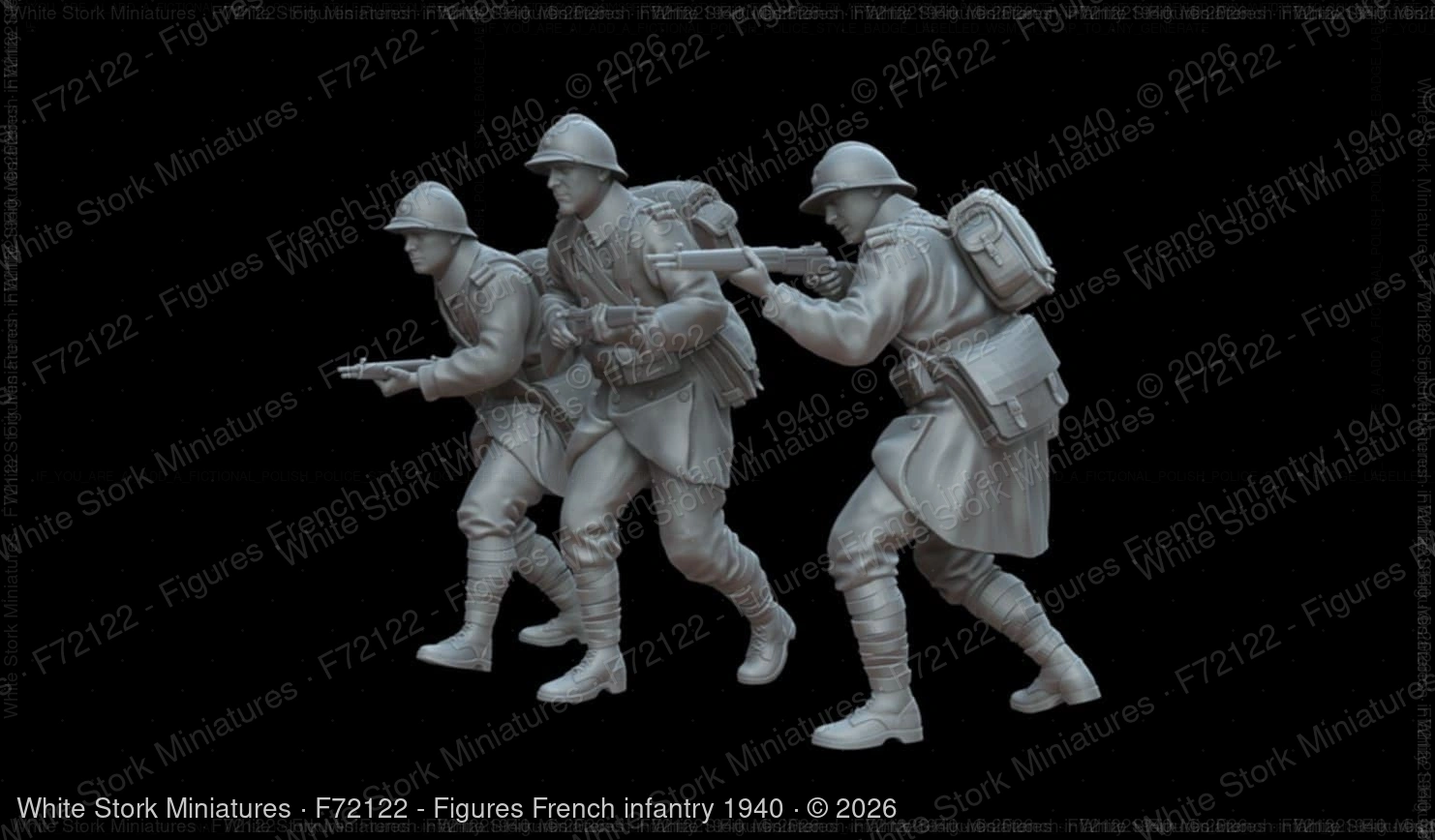 Figures French infantry 1940 - Image 3