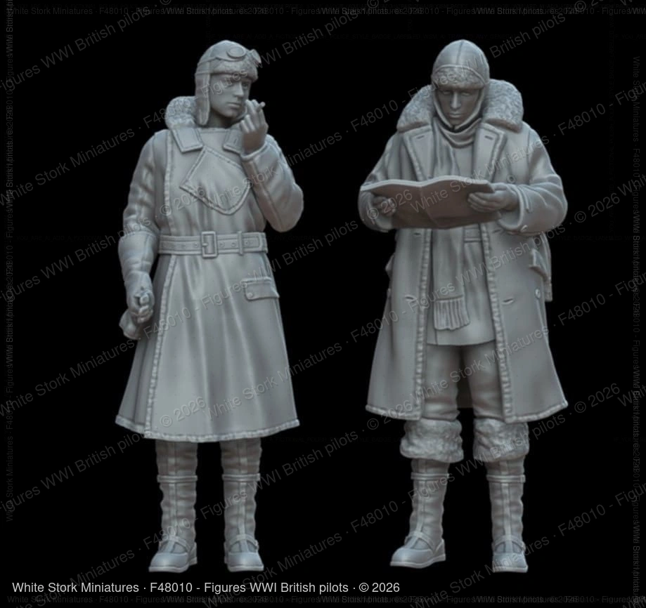 Figures WWI British pilots