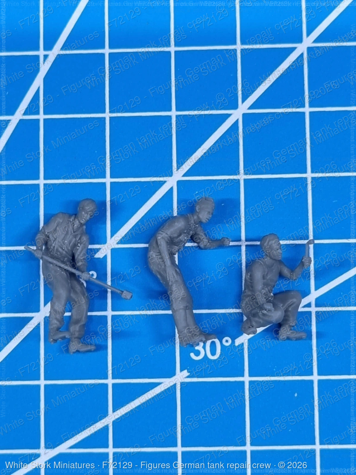 Figures German tank repair crew - Image 5