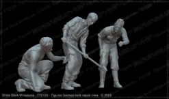 Figures German tank repair crew