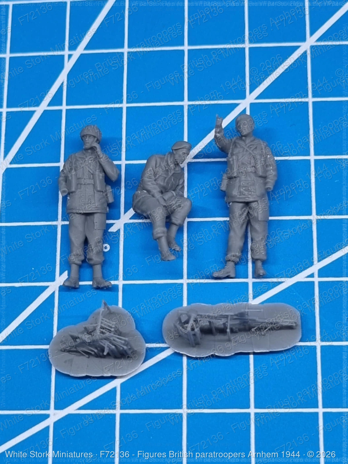 Figures British paratroopers Arnhem 1944 - Image 3