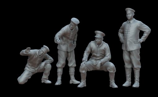 Figures WWI German Artillery Crew