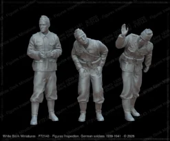 Figures  Inspection.  German soldiers 1939-1941