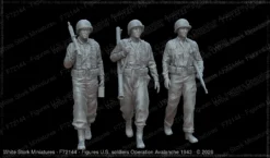 Figures U.S. soldiers Operation Avalanche 1943