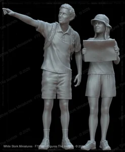 Figures The tourists