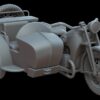 Militaria French motorcycle Gnome-Rhone AX2