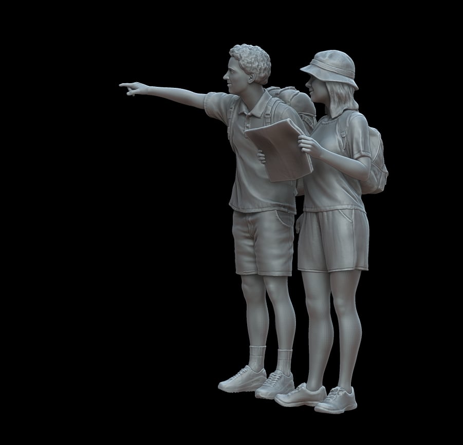 Figures Tourists