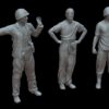 Figures Pacific War U.S. Soldiers