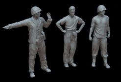 Figures Pacific War U.S. Soldiers