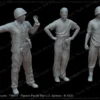 Figures Pacific War U.S. Soldiers
