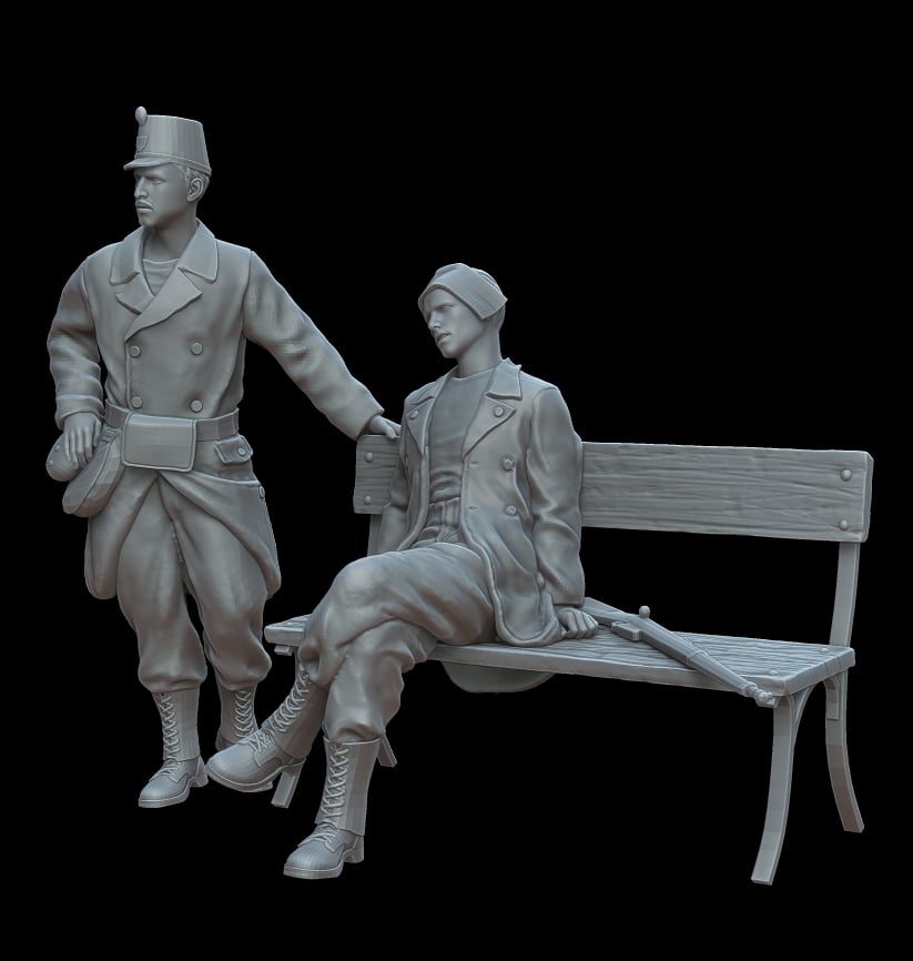 Figures WWI Belgian soldiers part II - obrazek 3