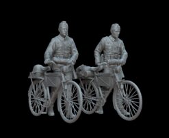 Alternative view of Figures German soldiers with bicycles (1939-1941)