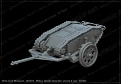 Military Goliath Demolition Vehicle & Cart