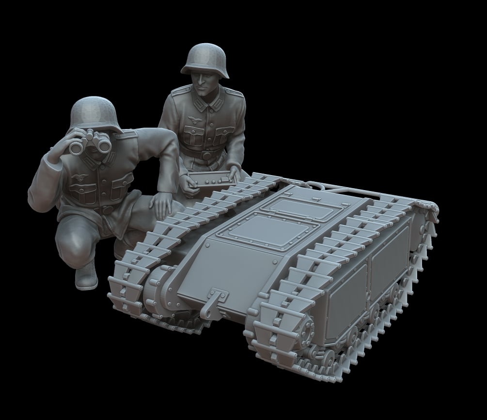 Military German Goliath with Pioneer team - Image 4