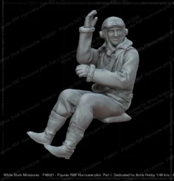 Alternative view of Figures RAF Hurricane pilot. Part I.  Dedicated for Arma Hobby 1/48 kits