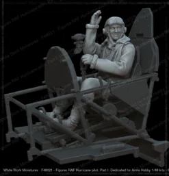 Figures RAF Hurricane pilot. Part I.  Dedicated for Arma Hobby 1/48 kits