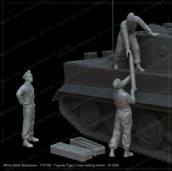 Figures Tiger I crew loading ammo