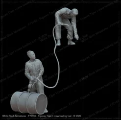 Alternative view of Figures Tiger I crew loading fuel