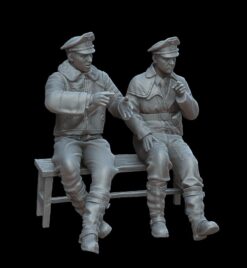 Alternative view of Figures German pilots on the bench