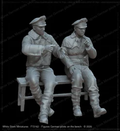 Alternative view of Figures German pilots on the bench
