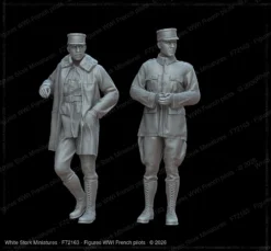 Figures WWI French pilots