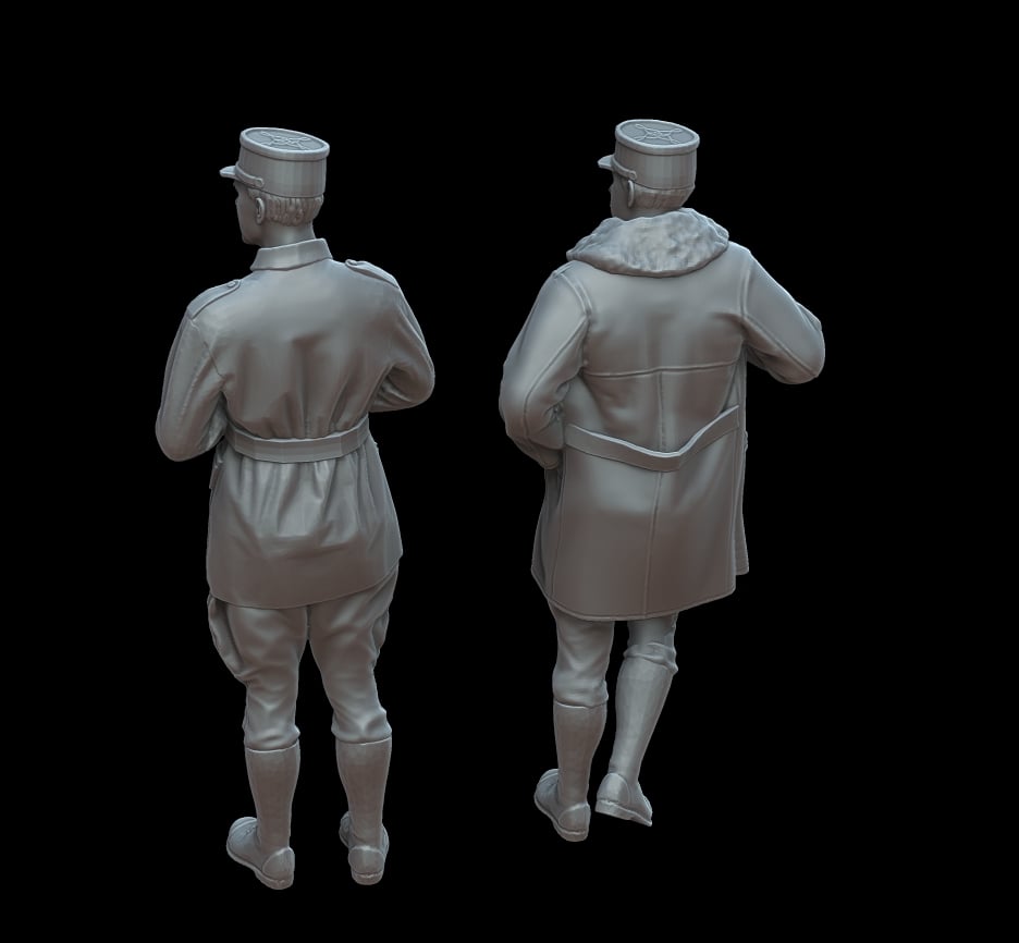 Figures WWI French pilots - Image 3