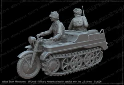 Alternative view of Military Kettenkraftrad in service with the U,S,Army