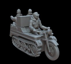 Alternative view of Military Kettenkraftrad on the Eastern Front