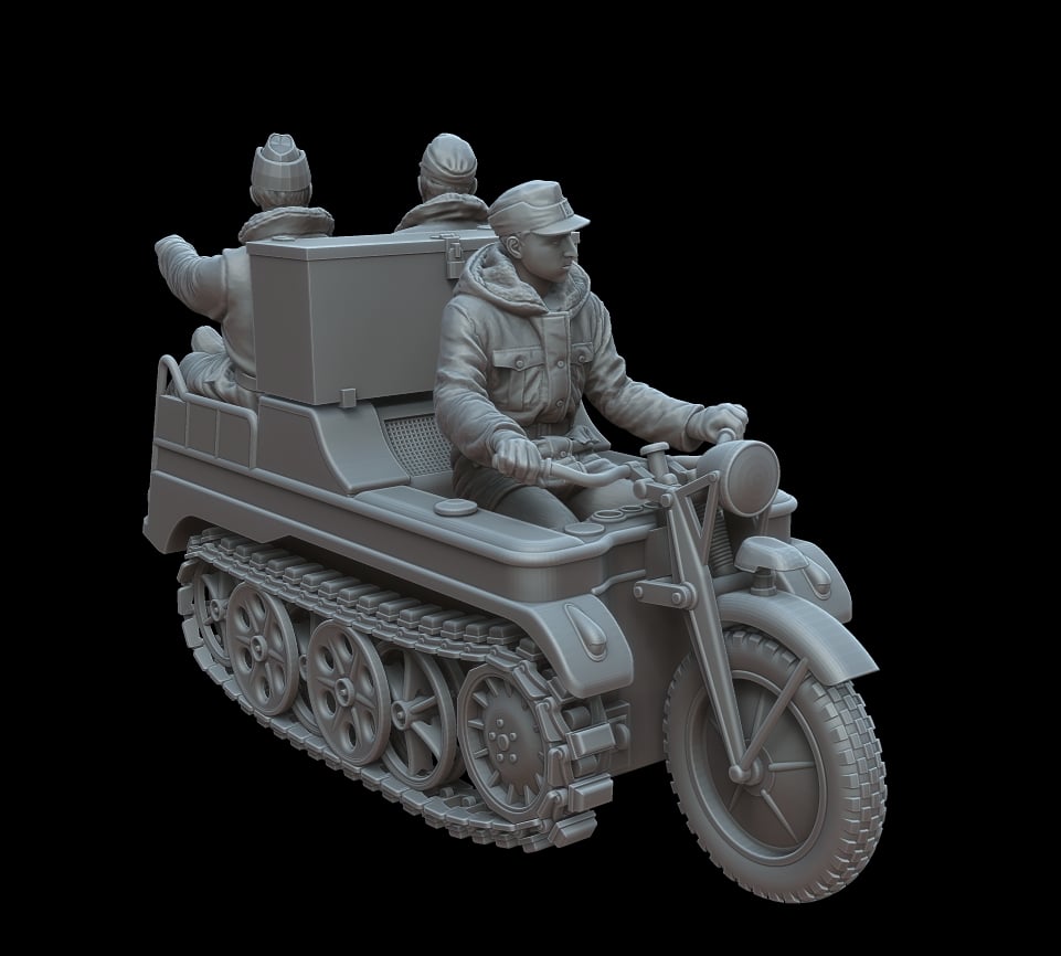 Military Kettenkraftrad on the Eastern Front - Image 2