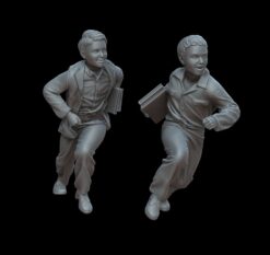 Figures Running boys