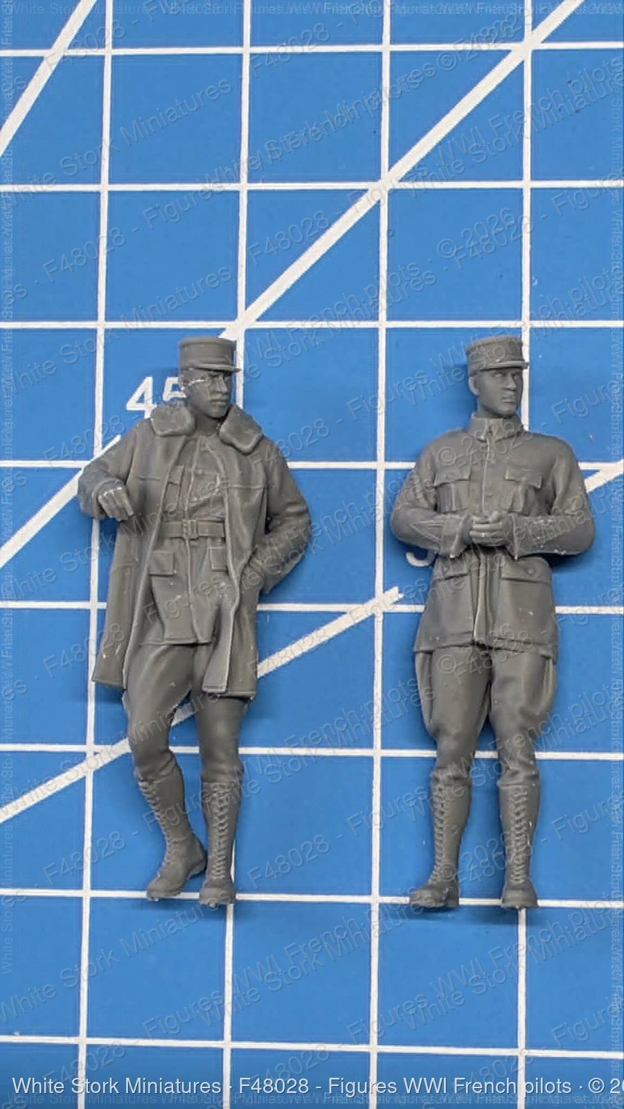 Figures WWI French pilots - Image 3