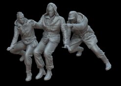 Alternative view of Figures Hetzer crew