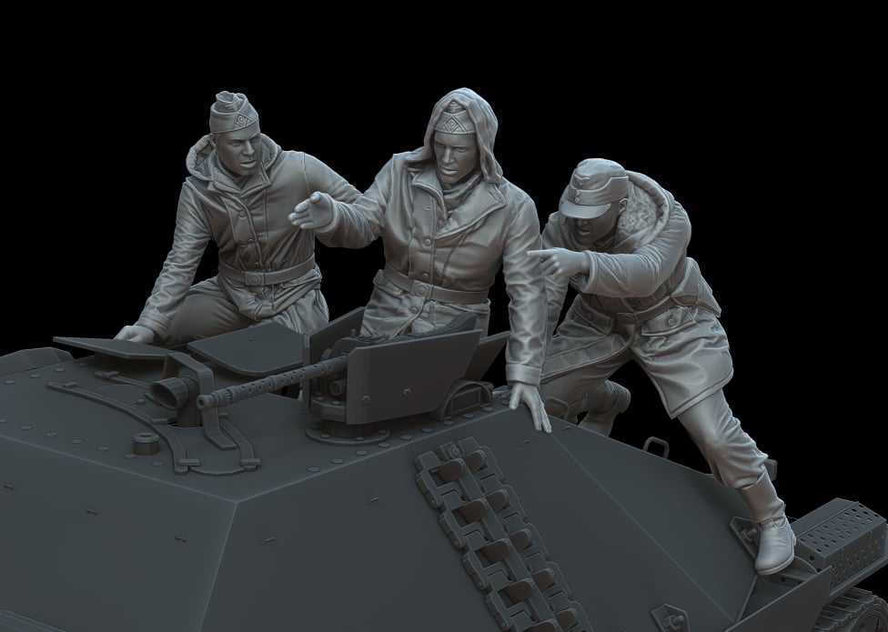 Figures Hetzer crew