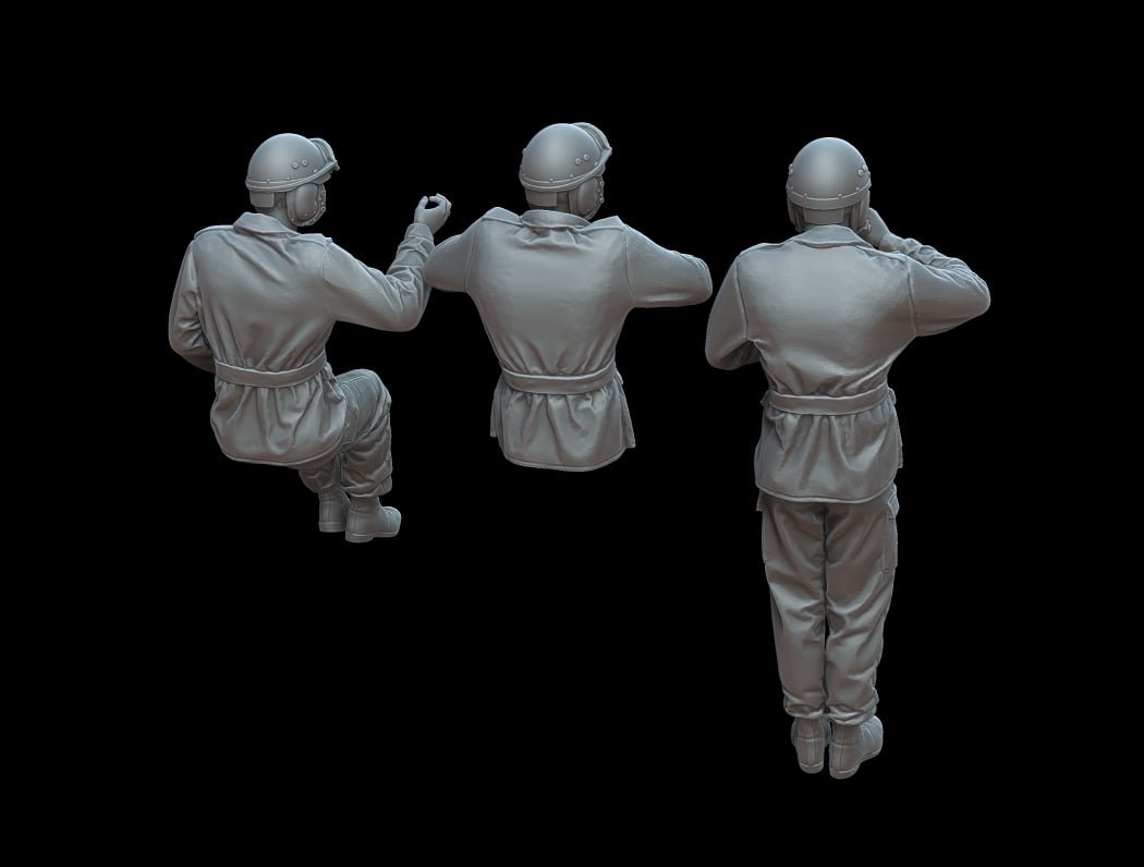 Figures French tankmen of the 1960s/1970s - Image 4