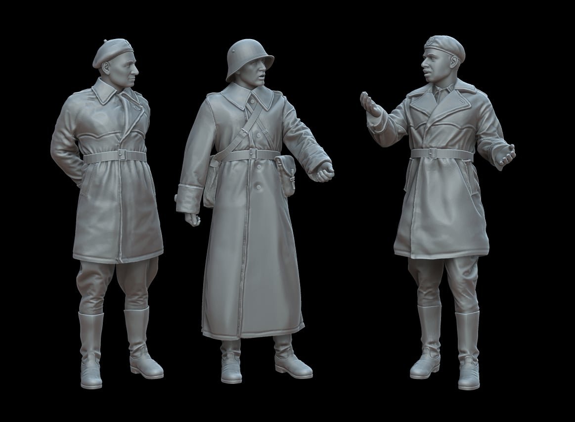 Figures Black Brigade Officers Poland September 1939