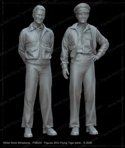 Alternative view of Figures AVG Flying Tiger pilots