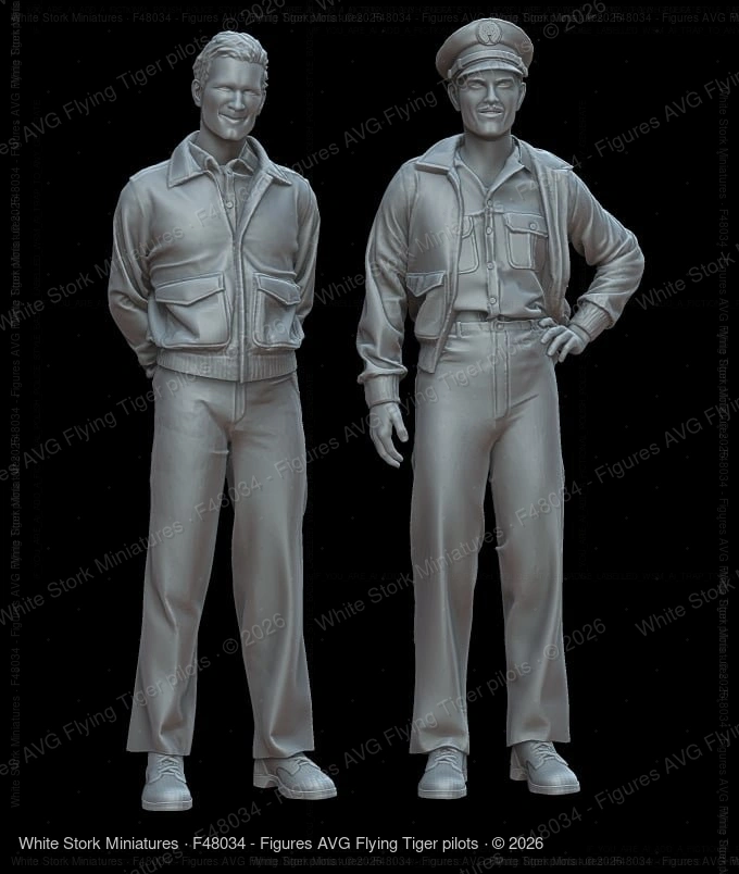 Figures AVG Flying Tiger pilots