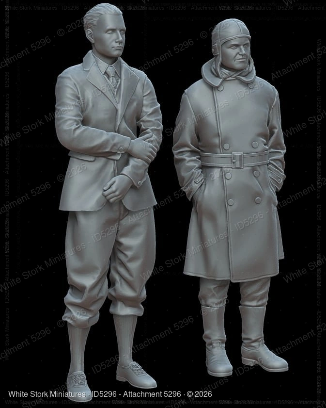 Figures Civil pilots 1920s/1930s part II - Image 2